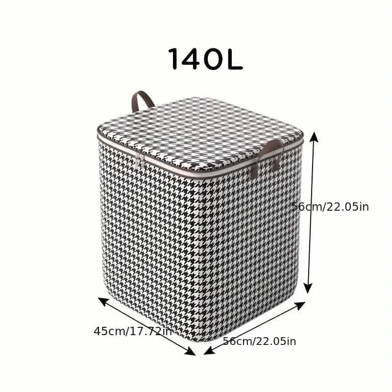 2-Pack Foldable Quilt & Blanket Storage Bags