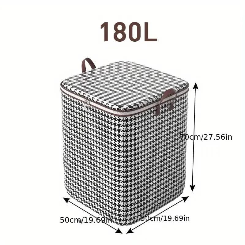 2-Pack Foldable Quilt & Blanket Storage Bags