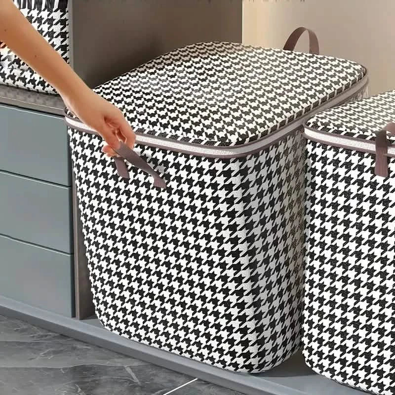 2-Pack Foldable Quilt & Blanket Storage Bags