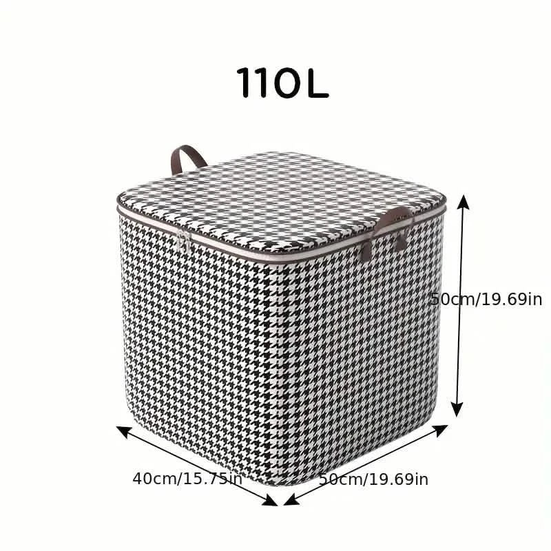 2-Pack Foldable Quilt & Blanket Storage Bags
