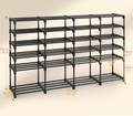 Multi-Tier Shoe Rack Organizer with Side Hooks