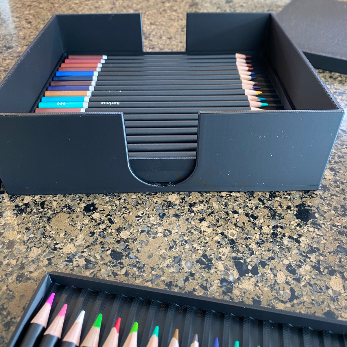 Tiered Colored Pencil Organizer – 3, 5, 7 or 9 Trays