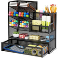 Multi-Layer Metal Mesh Desk Organizer