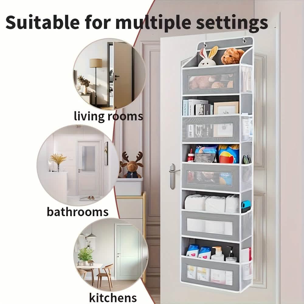 5-Tier Over-the-Door Organizer – Space-Saving Storage