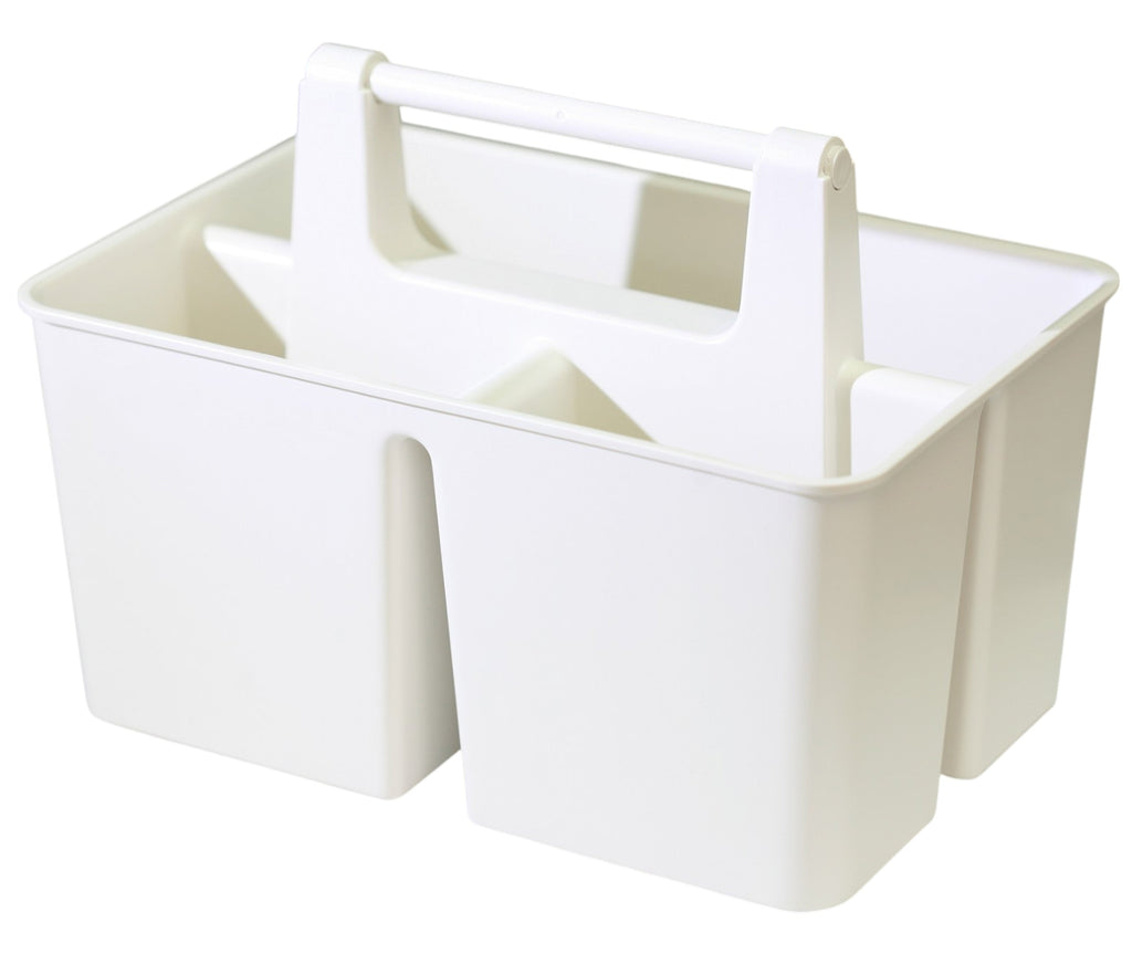 3-Compartment Portable Shower Caddy – Quick-Drain Organizer